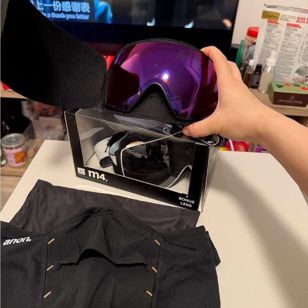 M4 Snow Goggles with Purple Lens